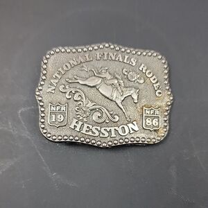 Hesston Rodeo 1986 Belt Buckle